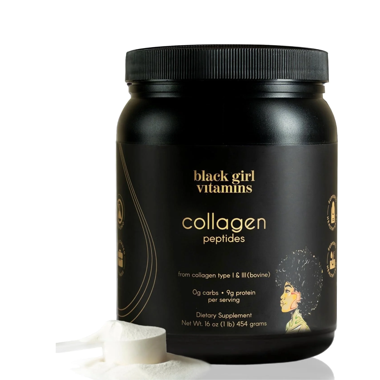 Hydrolyzed Collagen Peptides Powder – Unflavored Daily Beauty