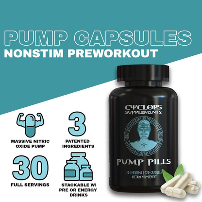 Stimulant-Free Pre-Workout Pump Capsules